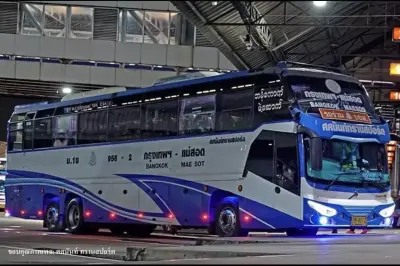 รถทัวร์ ศศนันท์ ทรานสปอร์ต ภายนอกรถ รูปที่ 2